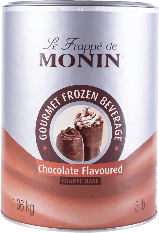 64,95 € 免费送货 | Schnapp Monin Chocolate Frappé Base 1,36 Kg 铝罐 1 L