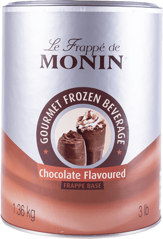 57,95 € Free Shipping | Schnapp Monin Chocolate Frappé Base 1,36 Kg Special Tin 1 L