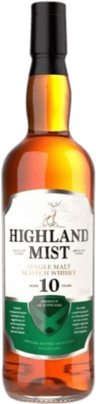 Kostenloser Versand | Single Malt Whisky Highland Mist Schottland Großbritannien 10 Jahre 70 cl