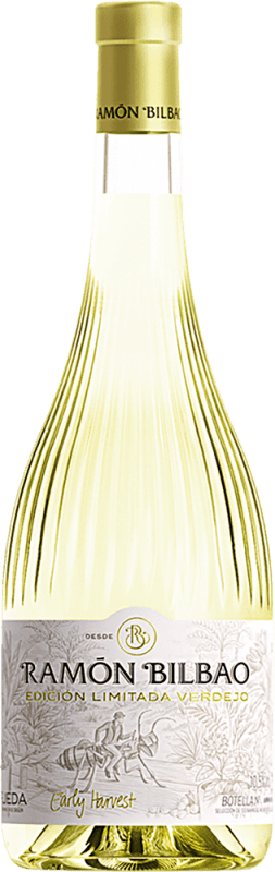 17,95 € Spedizione Gratuita | Vino Bianco Ramón Bilbao Early Harvest Edizione Limitata Giovane D.O. Rueda