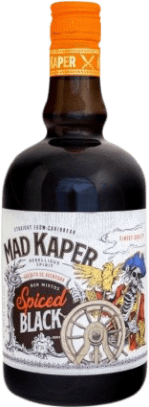 Бесплатная доставка | Ром Mad Kaper Spiced Black Бельгия 70 cl