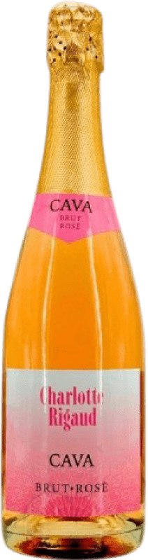 Envío gratis | Espumoso rosado Bertha Charlotte Rigaud Rosé Brut Joven D.O. Cava Cataluña España 75 cl