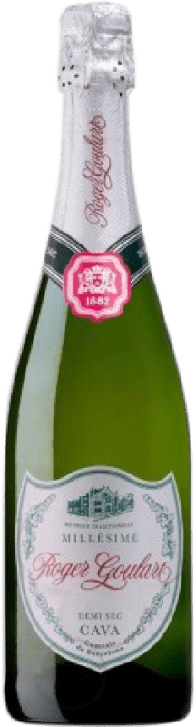 10,95 € Free Shipping | White Sparkling Wine Roger Goulart Semiseco — Semi Dry D.O. Cava