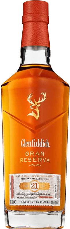 Spedizione Gratuita | Whisky Blended Glenfiddich Edición Limitada Gran Riserva Scozia Regno Unito 21 Anni 70 cl