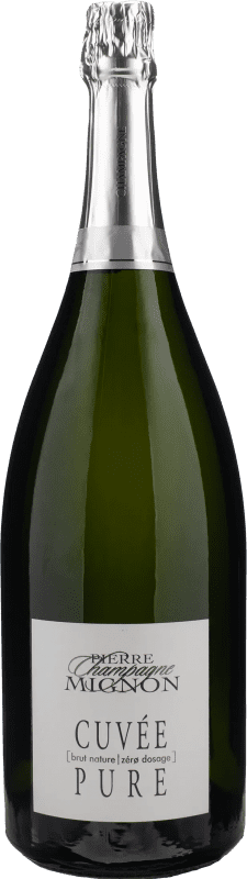88,95 € | Weißer Sekt Pierre Mignon Pure Zéro Dosage — Ohne Dosage — Brut Nature Cuvée A.O.C. Champagne Champagner Frankreich Magnumflasche 1,5 L