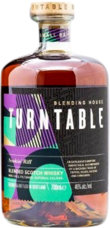 Envoi gratuit | Blended Whisky Turntable Smokin' Riff Royaume-Uni 70 cl