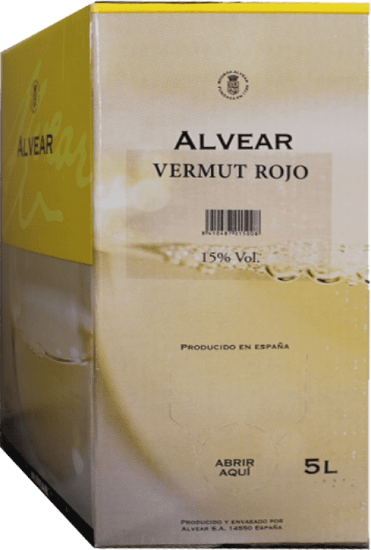 37,95 € 免费送货 | 苦艾酒 Alvear Nº 5 Tinto — 红 Bag in Box — 盒中袋 5 L