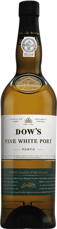 Envio grátis | Vinho fortificado Dow's Port Fine White I.G. Porto Porto Portugal 75 cl