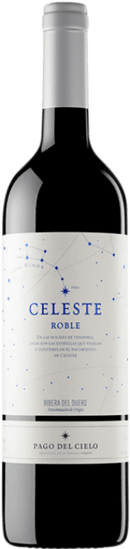 Envio grátis | Vinho Tinto Pago del Cielo Celeste Carvalho D.O. Ribera del Duero Castela e Leão Espanha Tempranillo 75 cl
