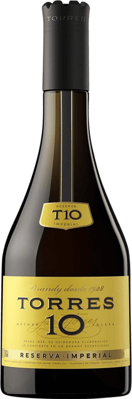 3,95 € Spedizione Gratuita | Brandy Torres 10 Anni Bottiglietta Mignon 5 cl