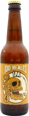 ビール 100 Reales IPA 3分の1リットルのボトル 33 cl