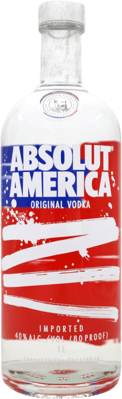 Бесплатная доставка | Водка Absolut América Швеция 1 L