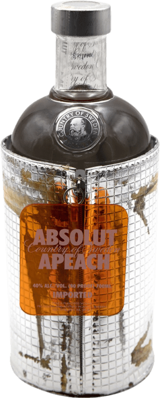 免费送货 | 伏特加 Absolut Apeach Coolpacks 瑞典 70 cl