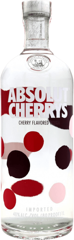 Free Shipping | Vodka Absolut Sweden 1 L Cherry