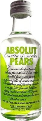 10,95 € | Vodka Absolut Sweden Miniature Bottle 5 cl Pear