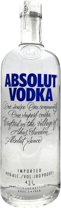 885,95 € | Vodka Absolut Rock Edición Limitada Suecia Botella Especial 4,5 L
