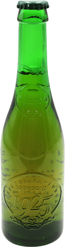 送料無料 | ビール Alhambra スペイン 3分の1リットルのボトル 33 cl