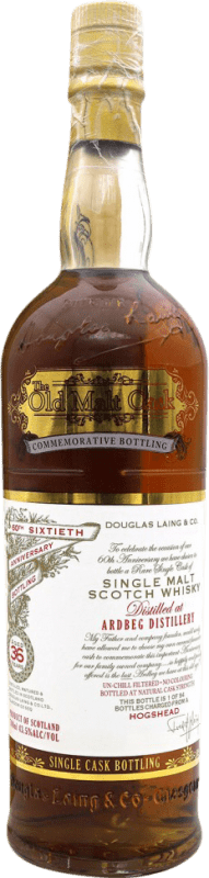 Free Shipping | Single Malt Whisky Ardbeg Old Cask Finish Scotland United Kingdom 36 Years 70 cl Collector's Item Not for Consumption Malt
