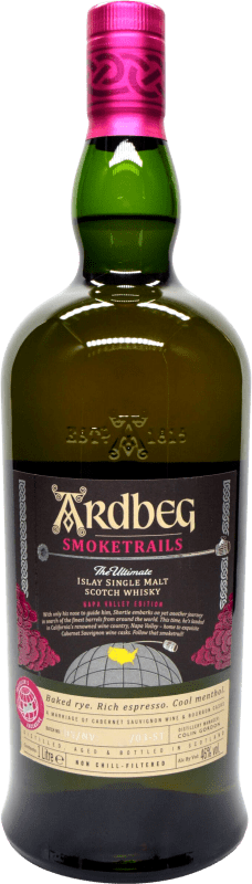98,95 € | Whisky Single Malt Ardbeg Smoketrails Côte Rôtie Edizione Limitata Scozia Regno Unito 1 L
