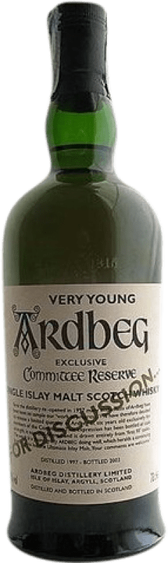 Free Shipping | Whisky Single Malt Ardbeg Very Young For Discussion Scotland United Kingdom 70 cl