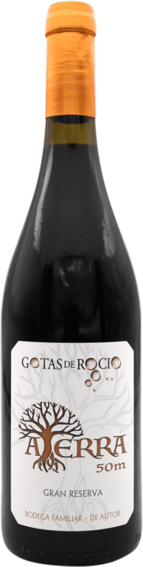 Kostenloser Versand | Rotwein Aterra. Gotas de Rocío Große Reserve — Lange Reifung D.O. Valdepeñas Spanien 75 cl