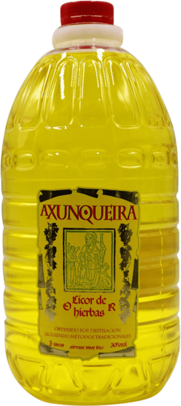 Free Shipping | Herbal liqueur Belmonte Axunqueira Spain Carafe 3 L