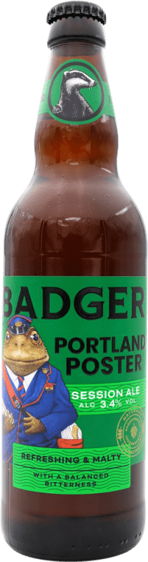 Kostenloser Versand | Bier Badger Portland Poster Session Ale Großbritannien Medium Flasche 50 cl