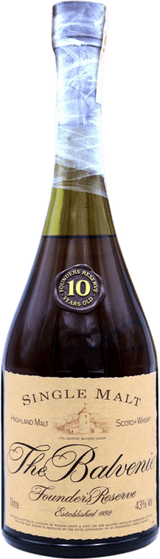 983,95 € | Whisky Single Malt Balvenie Founder's Reserva Escocia Reino Unido 10 Años 1 L Ejemplar Coleccionista No Apto para Consumo