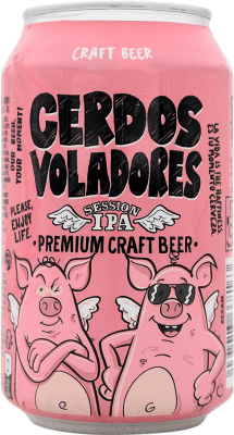 3,95 € Free Shipping | Beer Barcelona Beer Cerdos Voladores IPA — India Pale Ale Can 33 cl