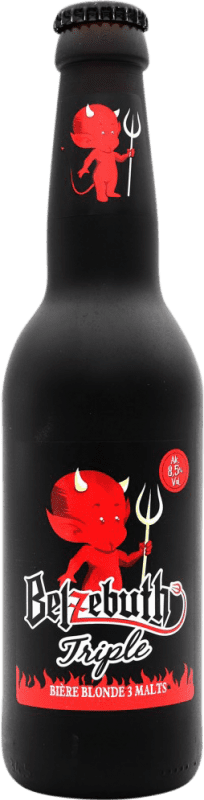 送料無料 | ビール Belzebuth Black — ブラックエディション, Blonde — ブロンド, Triple Malt — トリプルモルト フランス 1/3ボトル 33 cl