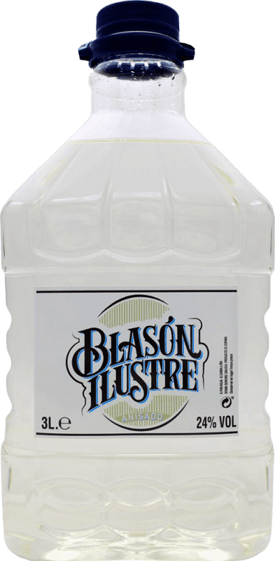 35,95 € Envio grátis | Anis Blasón Ilustre Dulce — Doce Garrafão 3 L
