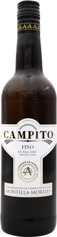 Free Shipping | Fortified wine La Aurora Campito Fino D.O. Montilla-Moriles Spain 75 cl