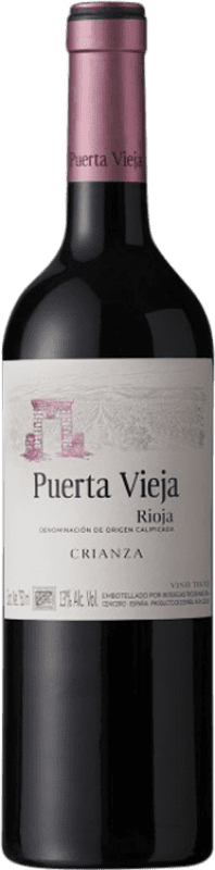 Envoi gratuit | Vin Rouge Bodegas Riojanas Puerta Vieja Crianza D.O.Ca. Rioja Espagne 75 cl