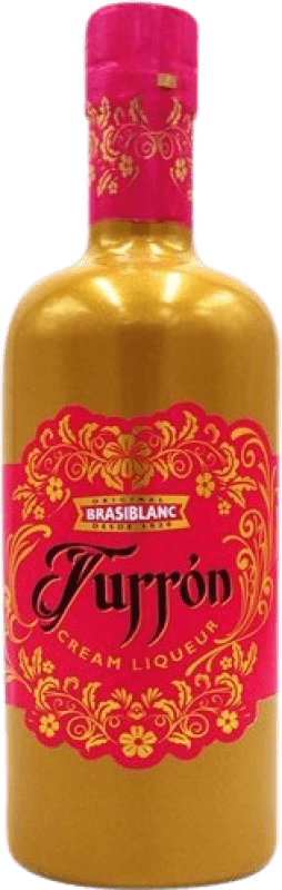 Envio grátis | Creme de Licor Brasiblanc Turrón Espanha 70 cl