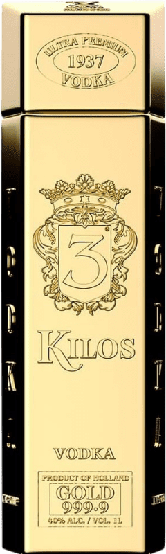 46,95 € | Водка 3 Kilos Gold 999.9 Ultra Premium Нидерланды 1 L