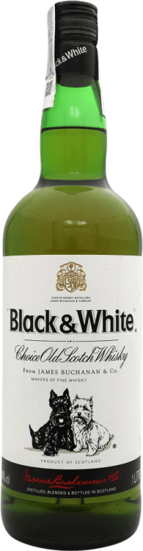 Envoi gratuit | Blended Whisky Buchanan's Black & White Ecosse Royaume-Uni 1 L