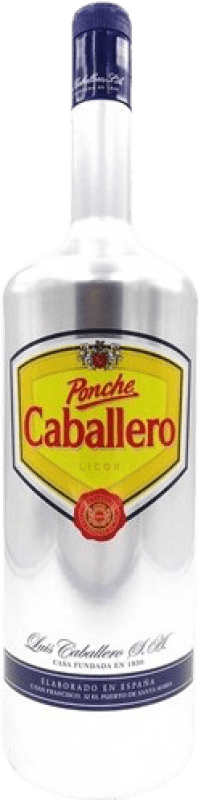 送料無料 | リキュール Caballero Ponche スペイン 特別なボトル 3 L