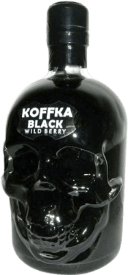 Vodka Campeny Koffka Black Edition, Calavera — Skull 50 cl Wild Berries