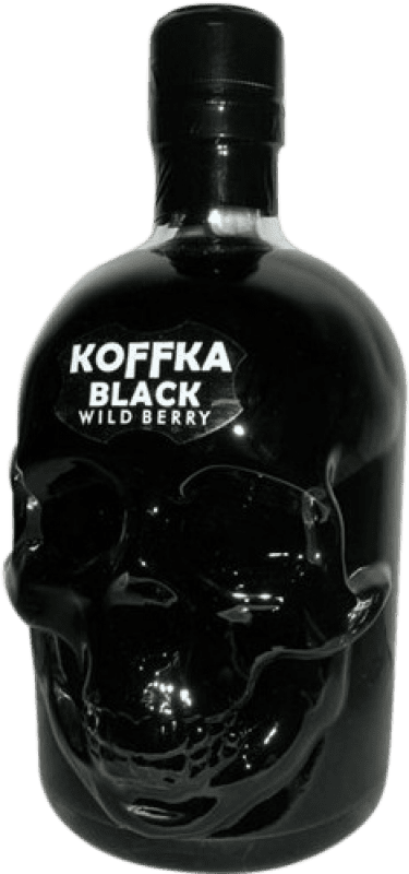 Envio grátis | Vodca Campeny Koffka Black Wild Berry Espanha Garrafa Medium 50 cl