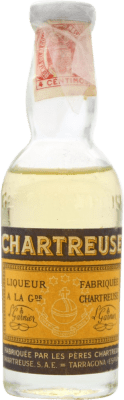 Licores Chartreuse Amarillo Espécime de Colecionador Garrafa Miniatura 5 cl