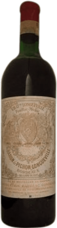 Free Shipping | Red wine Château Pichon Baron Longueville Collector's Specimen 1970 A.O.C. Pauillac France 75 cl