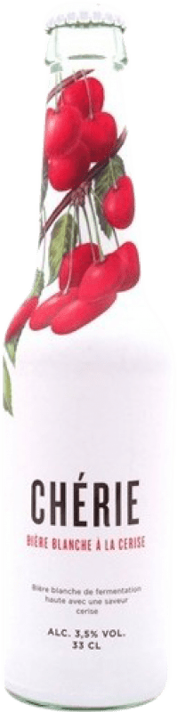Spedizione Gratuita | Birra Chèrie Belgio Bottiglietta Terzo 33 cl Cereza — Ciliegia Spedizione Gratuita | Birra Chèrie Belgio Bottiglietta Terzo 33 cl Cereza — Ciliegia