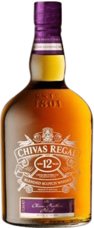 Free Shipping | Blended Whisky Chivas Regal Brother's Scotland United Kingdom 12 Years 1 L