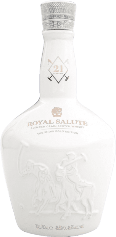 Envoi gratuit | Blended Whisky Chivas Regal Royal Salute The Snow Polo Edition Royaume-Uni 21 Ans 70 cl