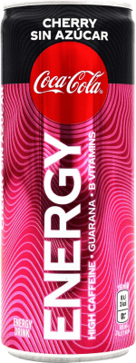 Refrescos e Mixers Coca-Cola Energy Cherry sin Azúcar Lata 25 cl