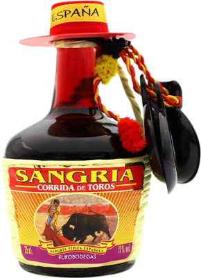 9,95 € Envio grátis | Sangria Limonada de Vinho Corrida de Toros Garrafinha 25 cl