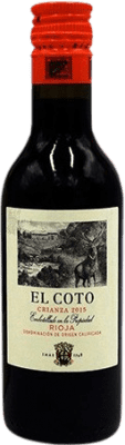 Free Shipping | Red wine Coto de Rioja Aged D.O.Ca. Rioja The Rioja Spain Small Bottle 18 cl