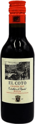 2,95 € | Vino Rosso Coto de Rioja Crianza — Invecchiato in Botte D.O.Ca. Rioja La Rioja Spagna Bottiglietta 18 cl