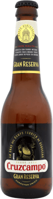 1,95 € | Beer Cruzcampo Grand Reserve — Long Barrel-Aged Spain Third-Liter Bottle 33 cl