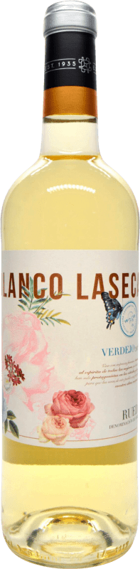 Envio grátis | Vinho Branco Cuatro Rayas Laseca D.O. Rueda Espanha Verdejo 75 cl